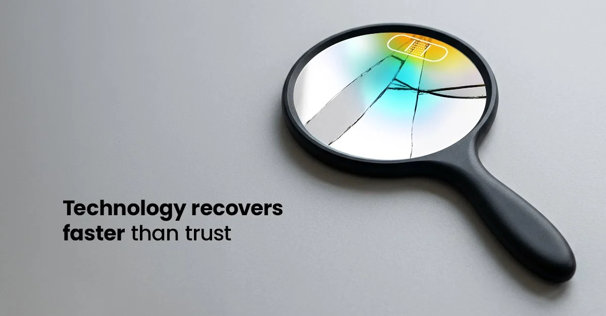 Ad 13 technology recovers faster than trust